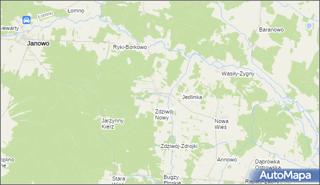 mapa Zdziwój Stary, Zdziwój Stary na mapie Targeo