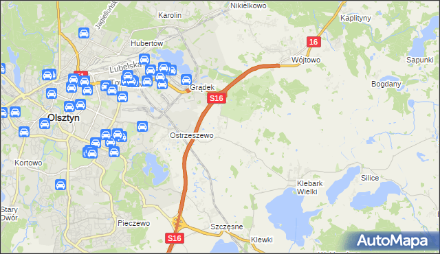 mapa Klebark Mały, Klebark Mały na mapie Targeo