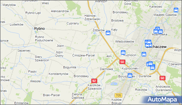 mapa Lubiejew, Lubiejew na mapie Targeo
