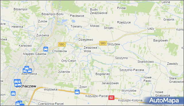 mapa Nowe Mostki, Nowe Mostki na mapie Targeo