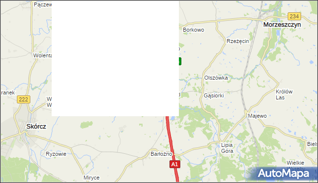 mapa Kierwałd, Kierwałd na mapie Targeo