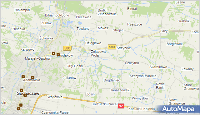 mapa Nowe Mostki, Nowe Mostki na mapie Targeo