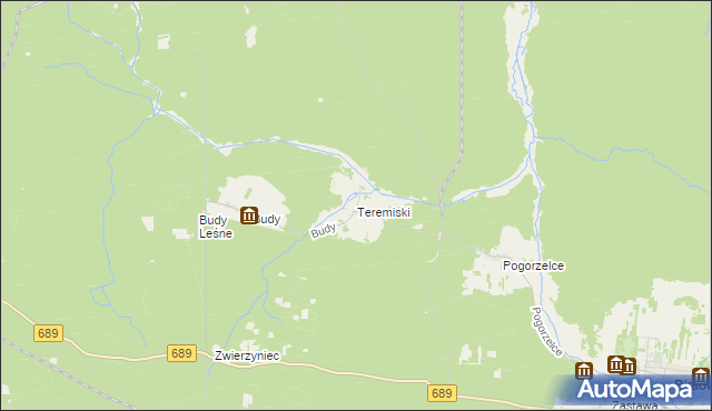 mapa Teremiski, Teremiski na mapie Targeo
