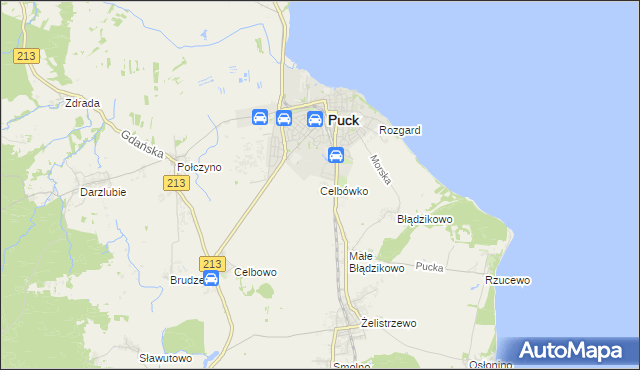 mapa Celbówko, Celbówko na mapie Targeo