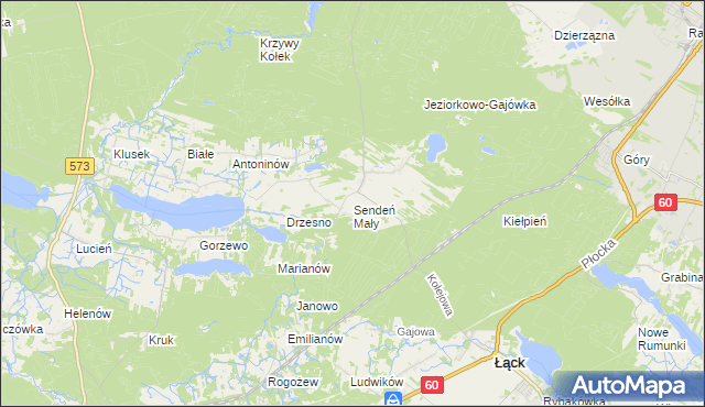 mapa Sendeń Mały, Sendeń Mały na mapie Targeo