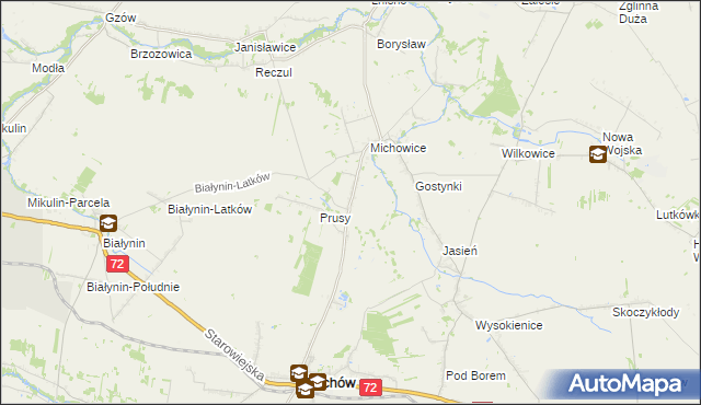 mapa Celigów, Celigów na mapie Targeo