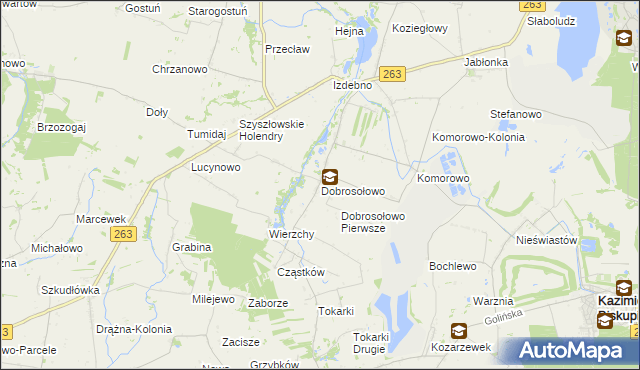 mapa Dobrosołowo, Dobrosołowo na mapie Targeo