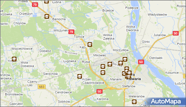 mapa Mikówiec, Mikówiec na mapie Targeo