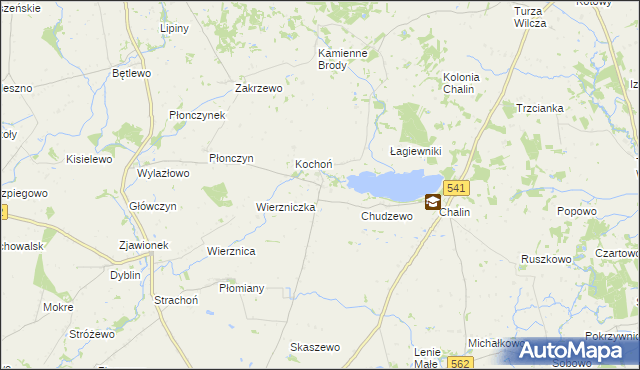 mapa Mokowo, Mokowo na mapie Targeo