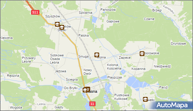 mapa Molna, Molna na mapie Targeo
