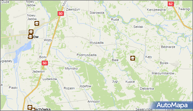 mapa Podbale, Podbale na mapie Targeo