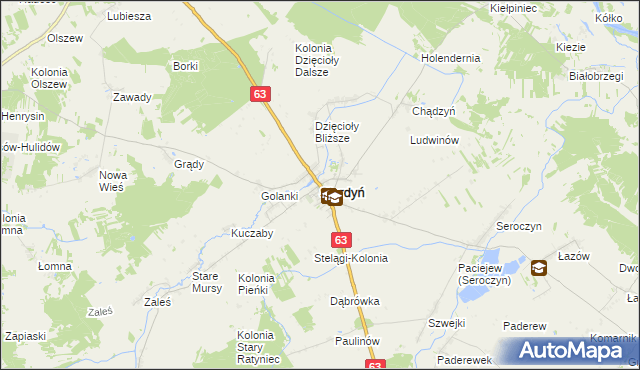 mapa Sterdyń, Sterdyń na mapie Targeo