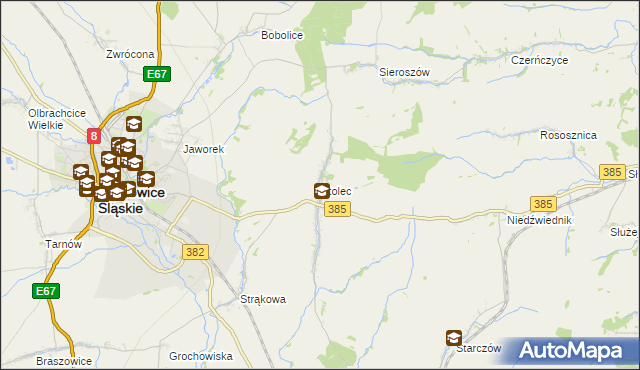 mapa Stolec gmina Ząbkowice Śląskie, Stolec gmina Ząbkowice Śląskie na mapie Targeo
