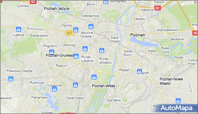 mapa Rynek Wildecki, Rynek Wildecki na mapie Targeo