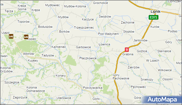 mapa Beradz, Beradz na mapie Targeo