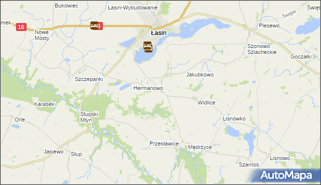 mapa Bogdanki gmina Łasin, Bogdanki gmina Łasin na mapie Targeo