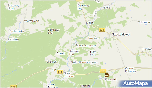 mapa Boratyńszczyzna, Boratyńszczyzna na mapie Targeo