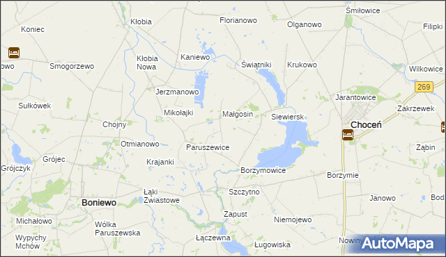 mapa Czuple, Czuple na mapie Targeo