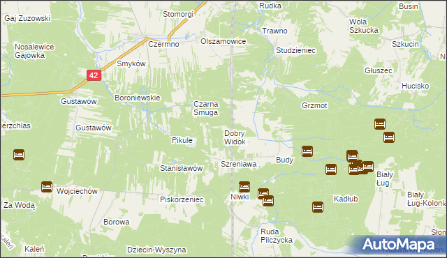 mapa Dobry Widok, Dobry Widok na mapie Targeo