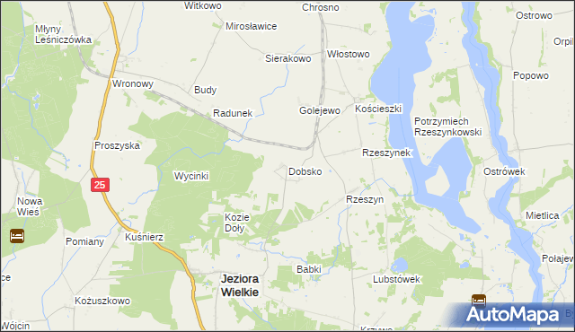 mapa Dobsko, Dobsko na mapie Targeo