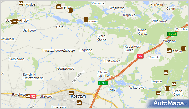 mapa Glinka Szlachecka, Glinka Szlachecka na mapie Targeo