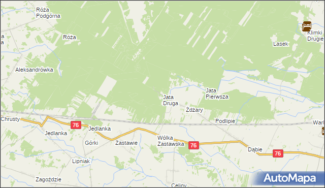 mapa Jata Druga, Jata Druga na mapie Targeo