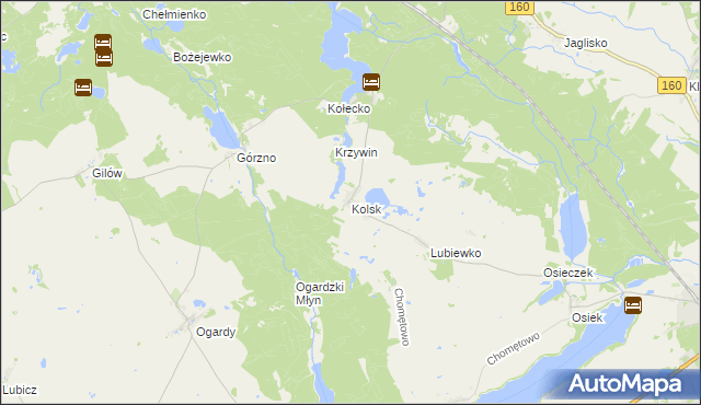 mapa Kolsk, Kolsk na mapie Targeo