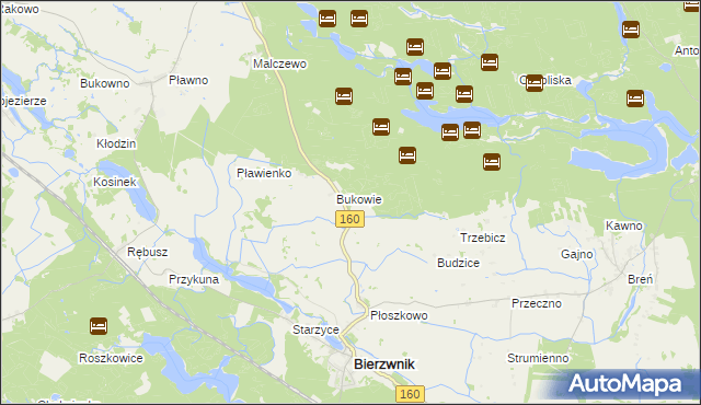 mapa Kruczaj, Kruczaj na mapie Targeo