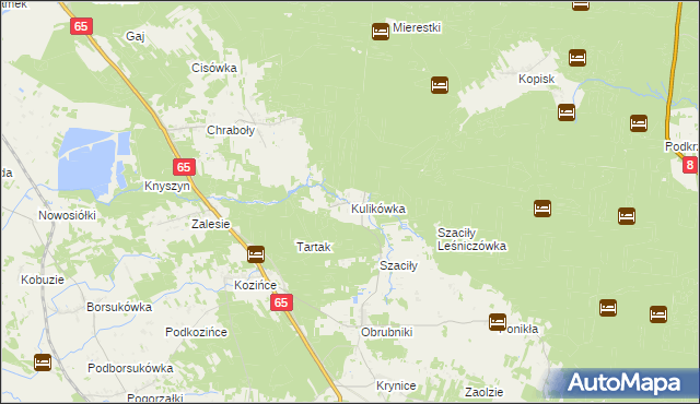 mapa Kulikówka, Kulikówka na mapie Targeo