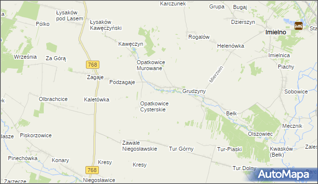 mapa Opatkowice Pojałowskie, Opatkowice Pojałowskie na mapie Targeo