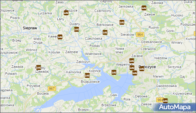 mapa Stojowice, Stojowice na mapie Targeo