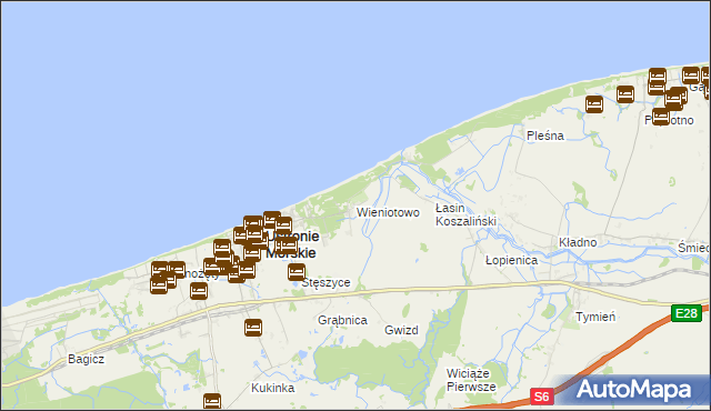 mapa Wieniotowo, Wieniotowo na mapie Targeo