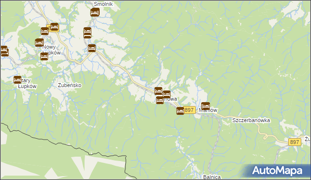 mapa Wola Michowa, Wola Michowa na mapie Targeo