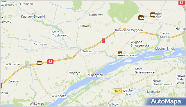 mapa Wólka Przybójewska, Wólka Przybójewska na mapie Targeo
