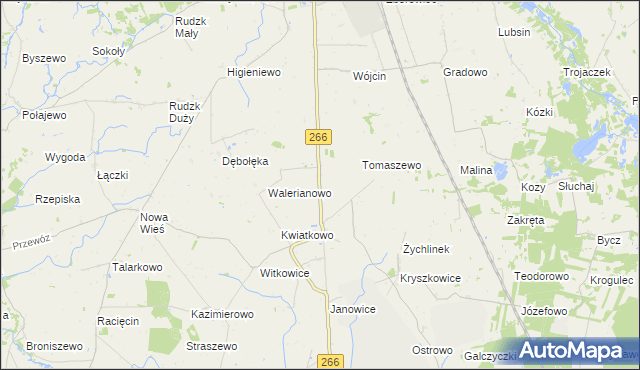 mapa Stanisławowo gmina Wierzbinek, Stanisławowo gmina Wierzbinek na mapie Targeo