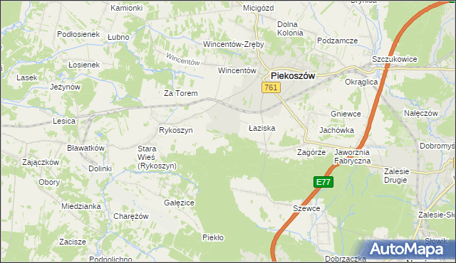 mapa Plebańskie, Plebańskie na mapie Targeo