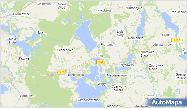 mapa Tartak gmina Suwałki, Tartak gmina Suwałki na mapie Targeo