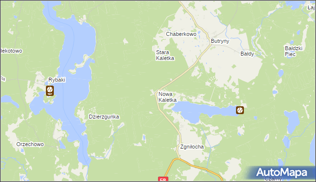mapa Nowa Kaletka, Nowa Kaletka na mapie Targeo
