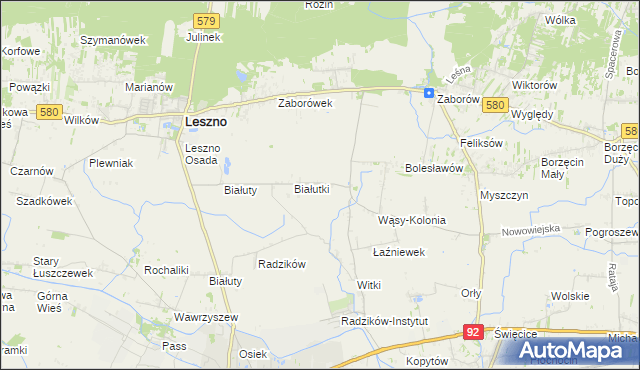 mapa Wąsy-Wieś, Wąsy-Wieś na mapie Targeo