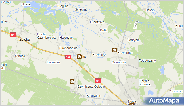 mapa Rozmierz, Rozmierz na mapie Targeo