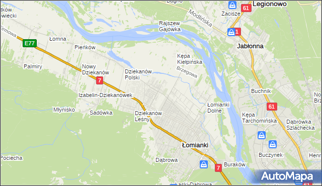 mapa Kiełpin Poduchowny, Kiełpin Poduchowny na mapie Targeo