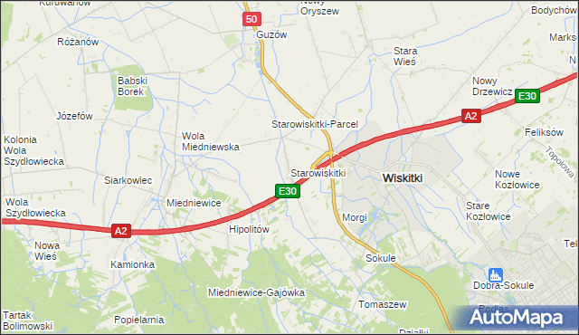 mapa Starowiskitki, Starowiskitki na mapie Targeo