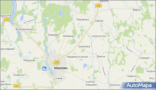 mapa Stodólska, Stodólska na mapie Targeo