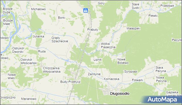 mapa Kabat, Kabat na mapie Targeo