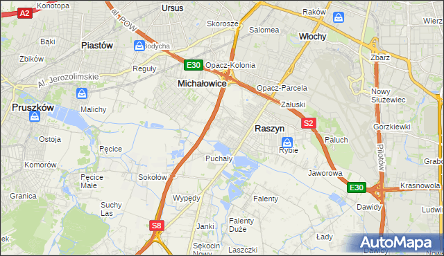 mapa Nowe Grocholice, Nowe Grocholice na mapie Targeo