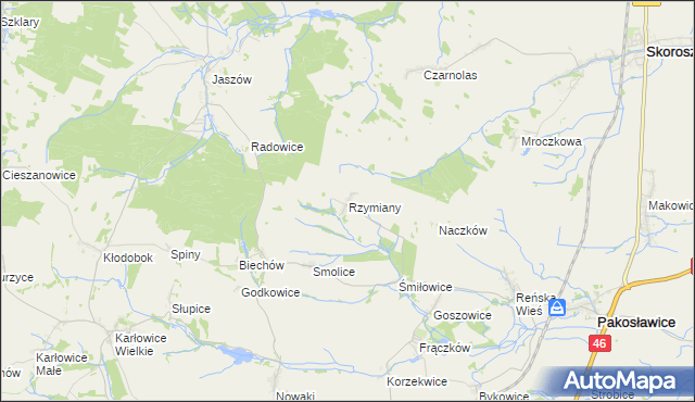 mapa Rzymiany, Rzymiany na mapie Targeo