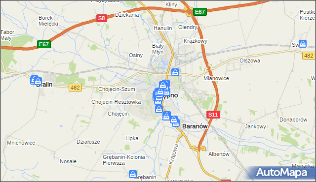 mapa Kępno, Kępno na mapie Targeo