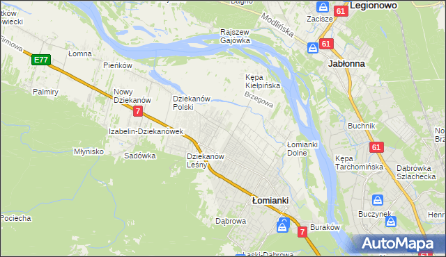 mapa Kiełpin Poduchowny, Kiełpin Poduchowny na mapie Targeo