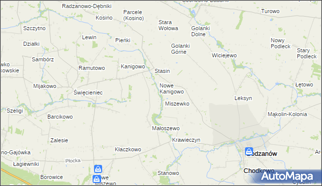 mapa Małoszywka, Małoszywka na mapie Targeo