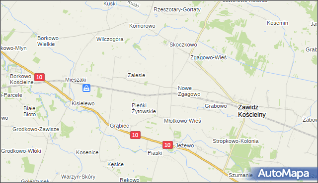mapa Młotkowo-Kolonia, Młotkowo-Kolonia na mapie Targeo